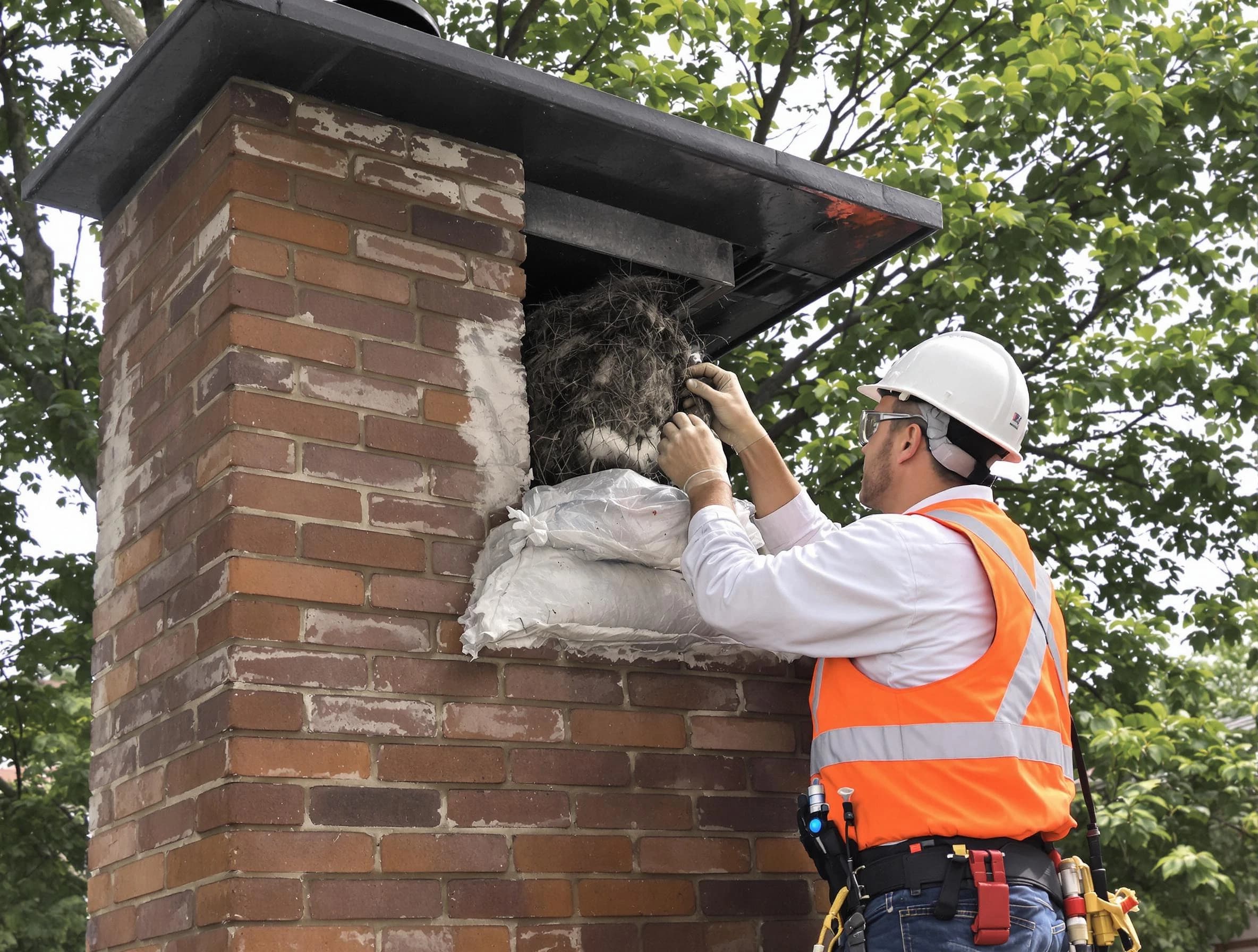 Humane removal of debris and animals by Holt Chimney Sweep in Holt, AL