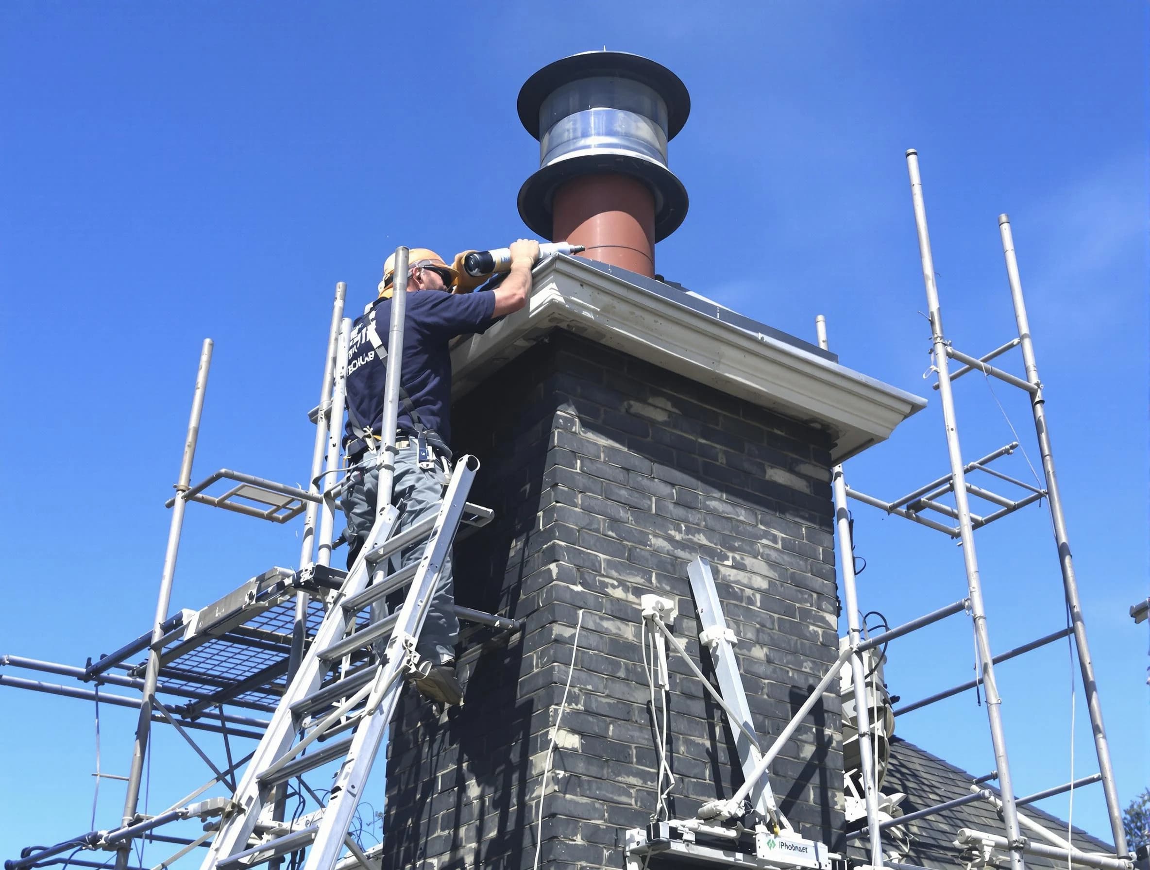 Sturdy chimney crown finished by Holt Chimney Sweep in Holt, AL