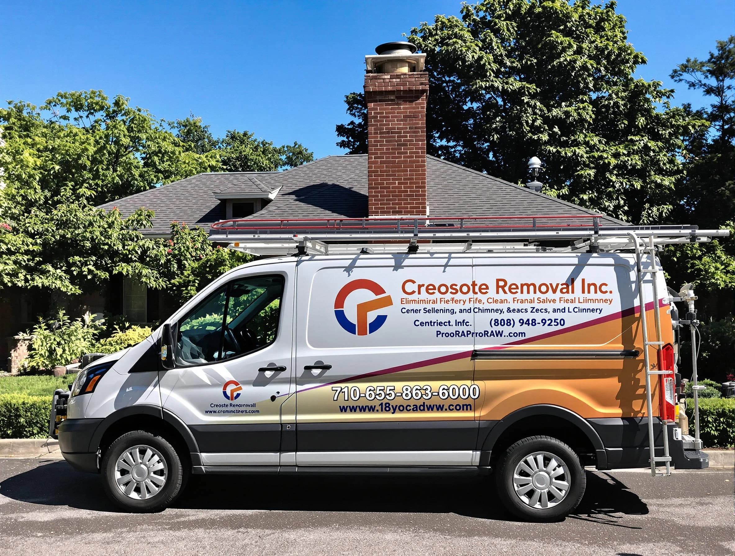 Holt Chimney Sweep technician removing creosote safely in Holt, AL