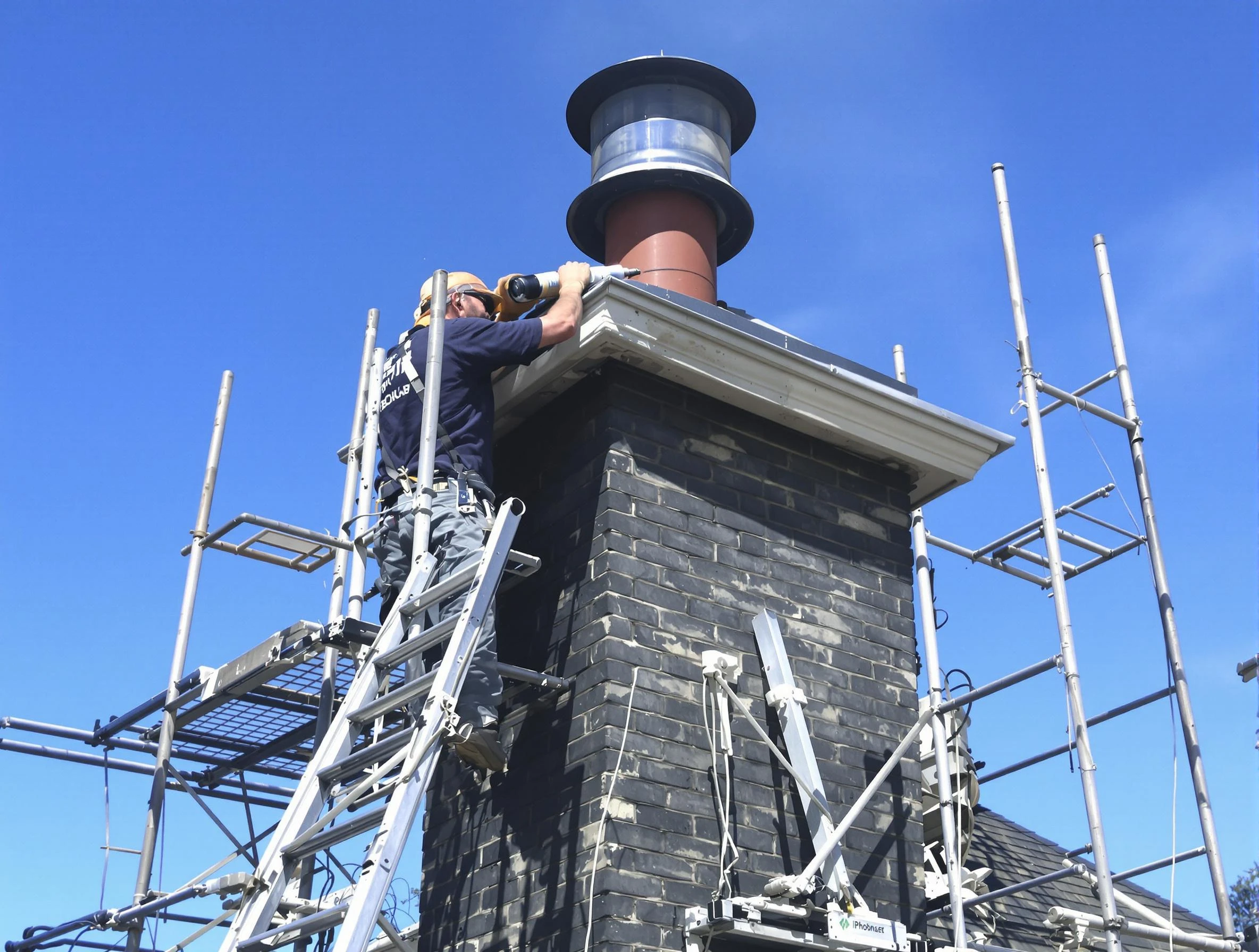 Sturdy chimney crown finished by Holt Chimney Sweep in Holt, AL