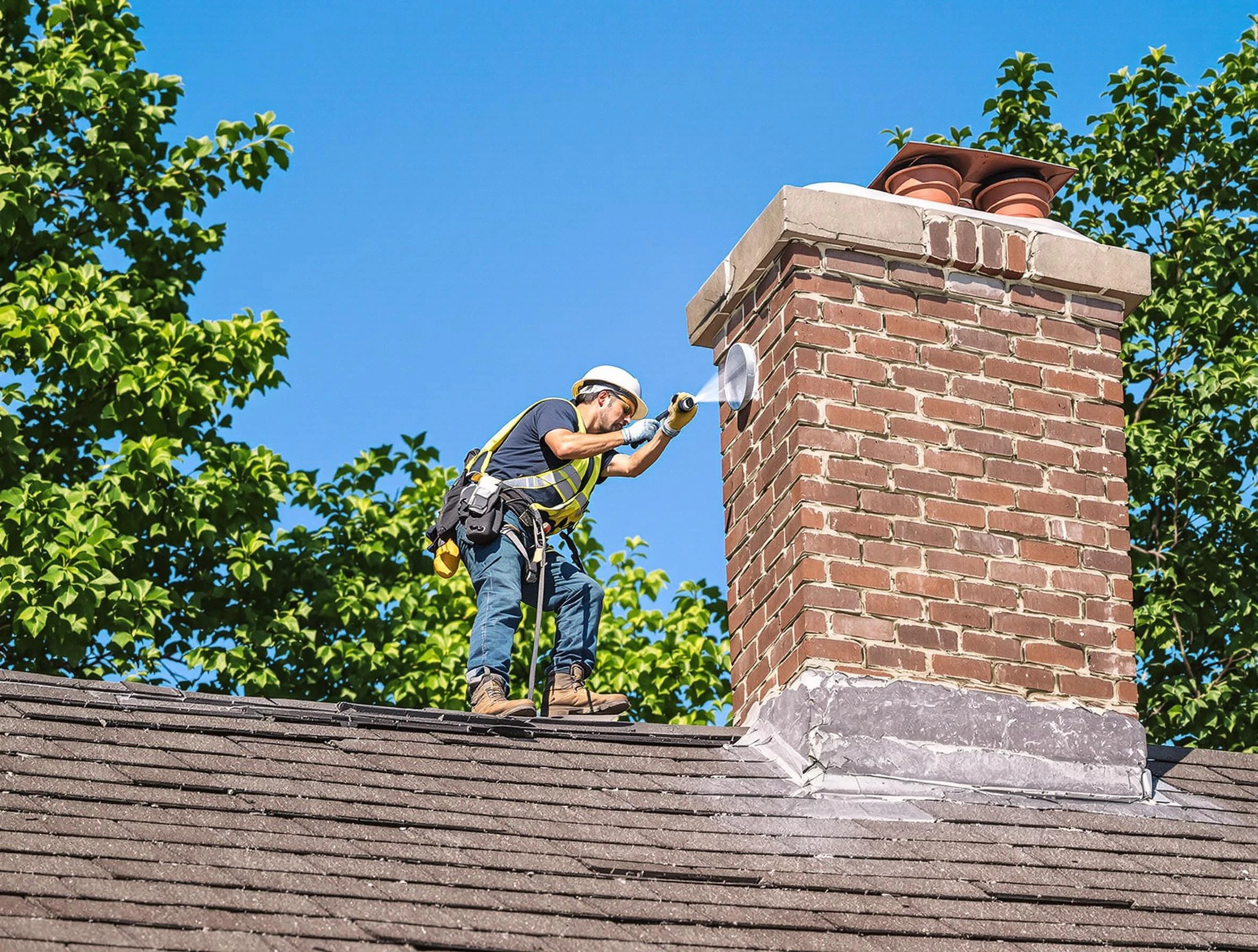 Holt Chimney Sweep performing an inspection with advanced tools in Holt, AL