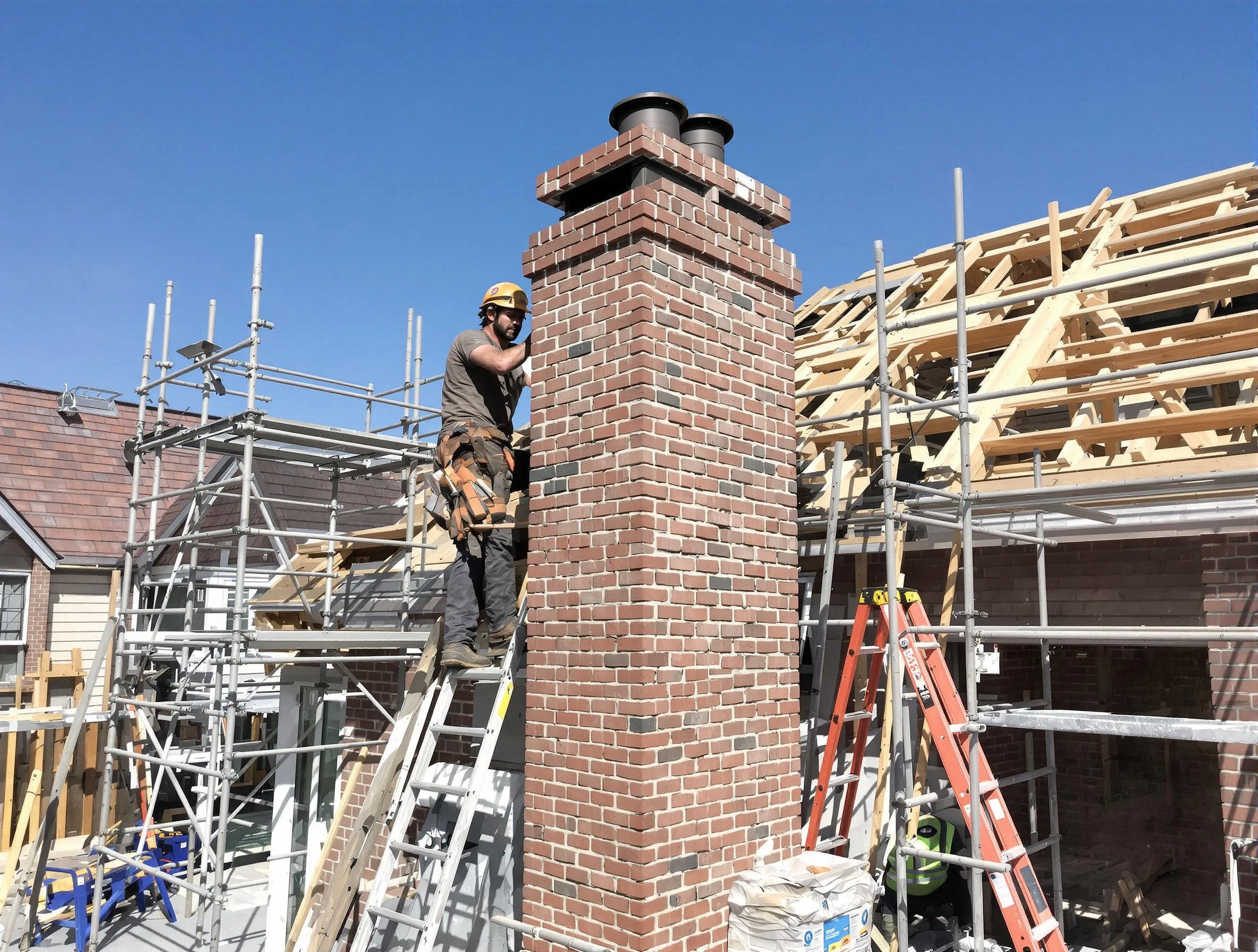 New chimney installation completed by Holt Chimney Sweep in Holt, AL